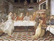 Fra Filippo Lippi The Feast of Herod Salome's Dance oil painting on canvas